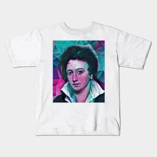 Percy Bysshe Shelley Portrait | Percy Bysshe Shelley Artwork 4 Kids T-Shirt